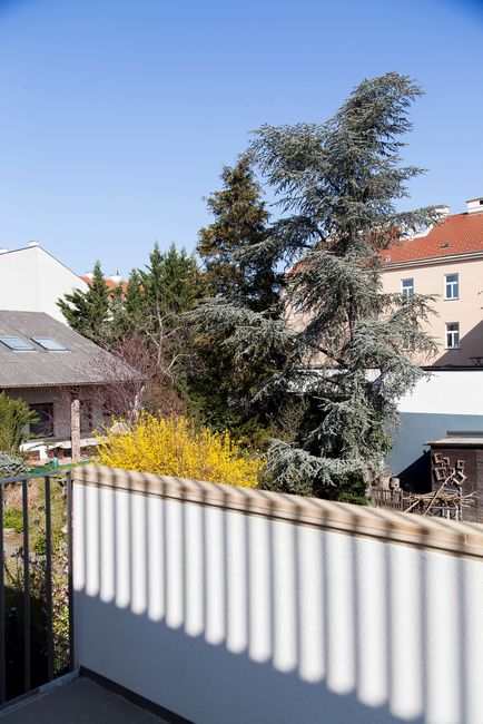 Terrasse mit Hofblick