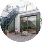 Terrasse einer Dachgeschoss-Wohnung