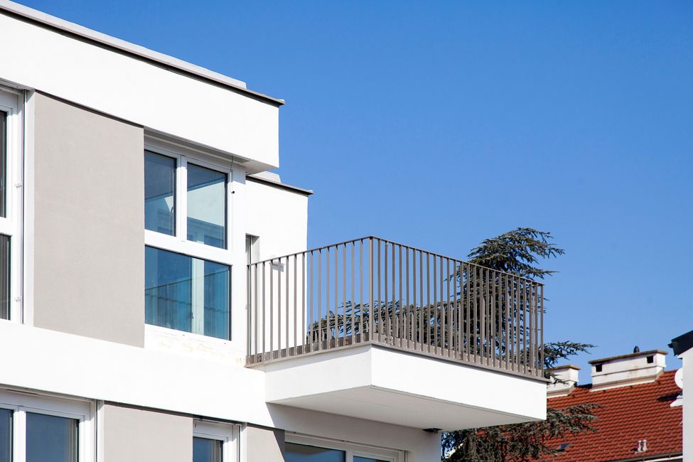 Wohnbau - Terrassen-Detail