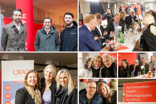 Gäste der Gleichenfeier