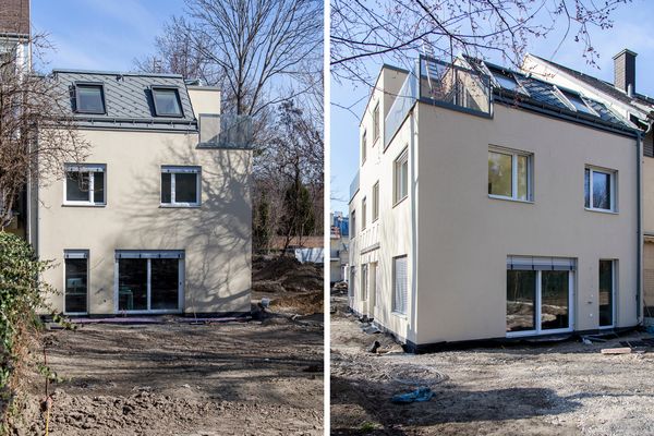 Außenansicht Doppelhaus