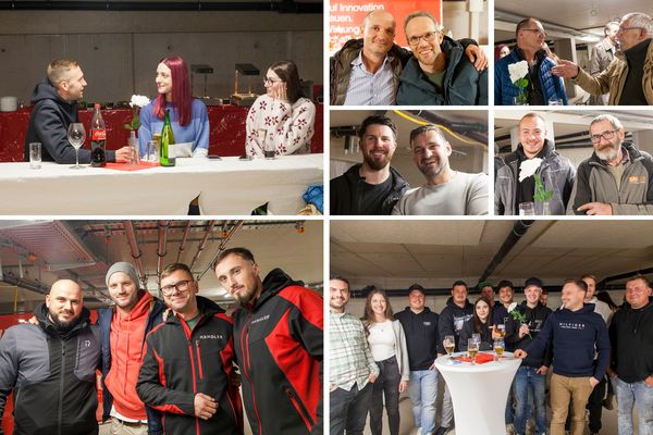 Gäste Gleichenfeier und Gruppenfotos